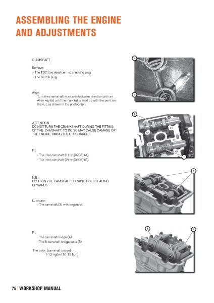 Werkstatt Handbuch Service Anleitung ZXE125 ZXN125 usw. Motor